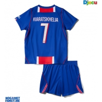 Paris Saint-Germain Khvicha Kvaratskhelia #7 Domaci Dres za djecu 2026-27 Kratak Rukav (+ Kratke hlače)
